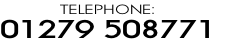 TELEPHONE:
01279 508771
